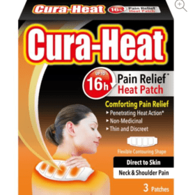 Cura Heat Neck & Shoulder Pain Patches(3s).