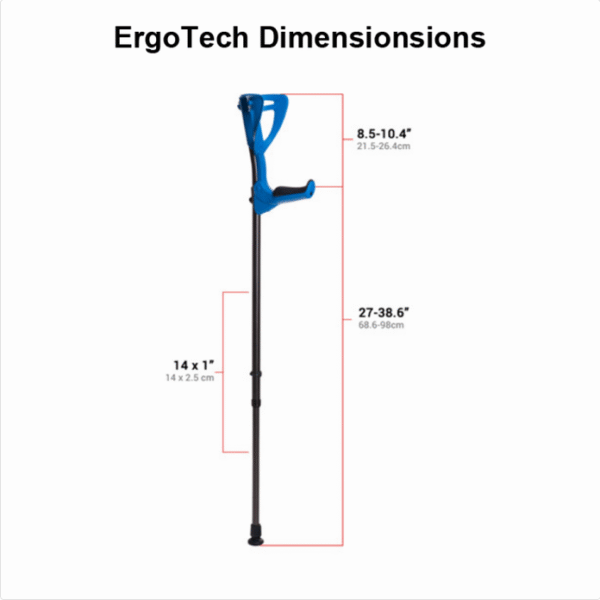 Ergotech Elbow Crutch From France - FDI Forearm Crutches2