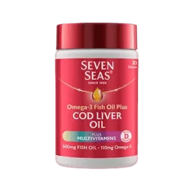 XTR Seven Seas Cod Liver Oil Plus Multivitamins Capsules (90s)