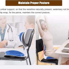 Sang Ergonomic Back Posture Support Cushion For Proper Sitting Posture, Posture Corrector And Back Pain At Home Or School